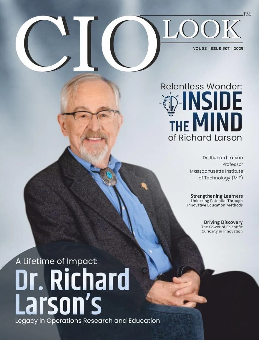 CIO LOOK magazine cover featuring Dr. Richard Larson
